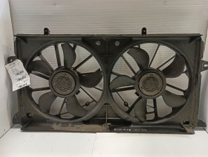 2018-2020 GMC Yukon A/C Condenser and Radiator Cooling Fan Assembly with Shutter (Used OEM)
