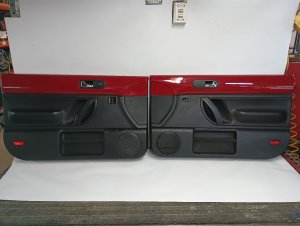 1998-2010 Volkswagen Beetle Red Door Interior Trim Panel - Front (Used OEM)
