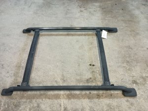 2003-2009 Toyota 4Runner Black Roof Luggage Rack Assembly with Crossbars (Used OEM)