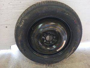 2005-2006 Nissan Altima Black 17x4 Steel Compact Spare Wheel (Used OEM)