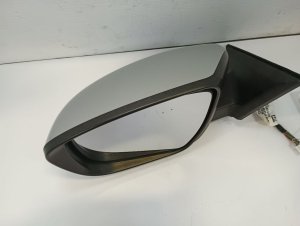 2017-2020 Nissan Rogue Silver Power Door/Side View Mirror - Left (Driver) (Used OEM)