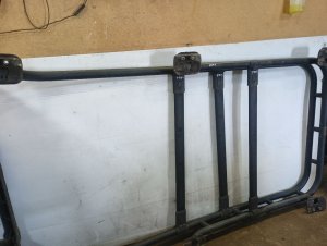 2007-2014 Toyota FJ Cruiser Black Roof Rack Assembly with Crossbars (Used OEM)