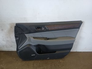 2015-2019 Subaru Outback Black Door Interior Trim Panel - Front, Right (Passenger) (Used OEM)