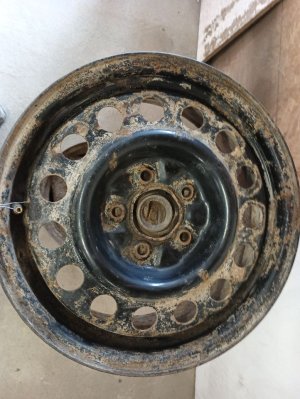 2006-2007 Honda Civic 15-Inch Compact Steel Spare Wheel (Used OEM)