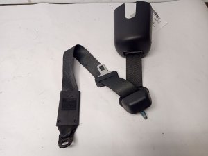 2007-2010 Jeep Wrangler Gray Seat Belt Assembly - Rear, Left (Driver) (Used OEM)