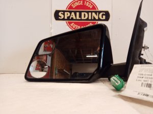 2012 Chevrolet Traverse Black Power Door/Side View Mirror - Left (Driver) (Used OEM)