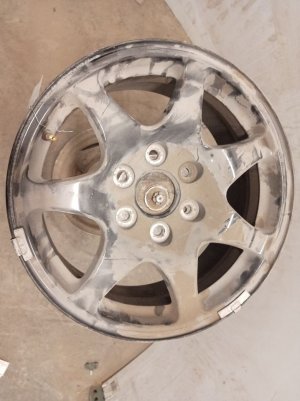 2021-2024 GMC Yukon Silver 17x7 7-Spoke Aluminum Spare Wheel (Used OEM)