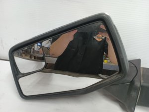 2019-2025 Chevrolet Silverado 1500 Black Power Heated Door/Side View Mirror - Left (Driver) (Used OEM)