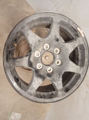2021-2024 GMC Yukon Silver 17x7 7-Spoke Aluminum Spare Wheel (Used OEM)