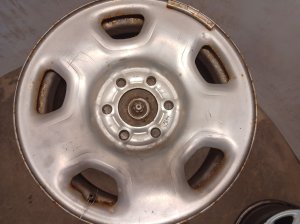 2004-2014 Ford F-150 Gray 17-Inch 5-Spoke Styled Steel Wheel (Used OEM)