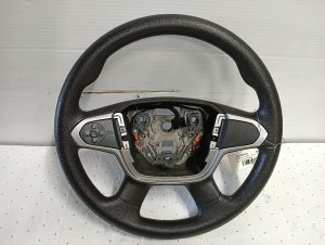 2015-2022 GMC Canyon Black Urethane Steering Wheel with Control Buttons (Used OEM)