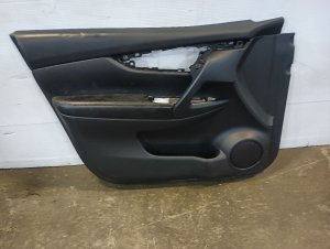 2017-2022 Nissan Rogue Sport Black Door Interior Trim Panel - Front, Left (Driver) (Used OEM)