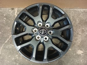 2023-2025 Toyota Sequoia Chrome 20x8 6 Y-Spoke Painted Charcoal Alloy Wheel (Used OEM)