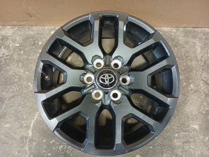 2023-2025 Toyota Sequoia Black 20x8 6 Y-Spoke Painted Charcoal Alloy Wheel (Used OEM)