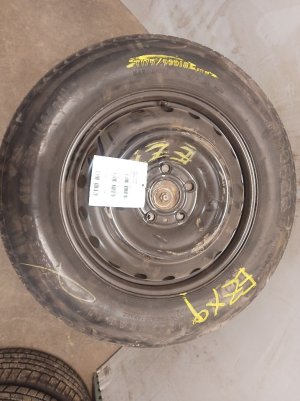 2011-2022 Jeep Grand Cherokee Black 18x4.5 Steel Compact Spare Wheel (Used OEM)