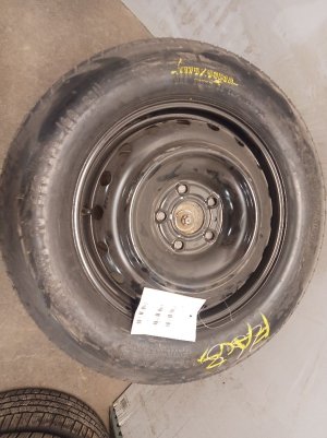 2011-2022 Jeep Grand Cherokee Black 18x4.5 Steel Compact Spare Wheel (Used OEM)