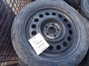 2013-2025 Ford Escape Black 17x4 Steel Emergency Spare Wheel and Tire with Jack (Used OEM)