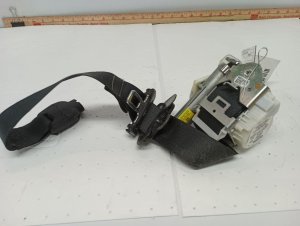 2016-2019 Ford Police Interceptor Utility Black Seat Belt Assembly - Front, Left (Driver) (Used OEM)