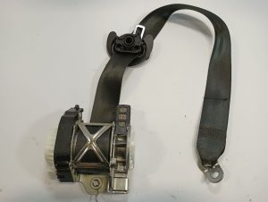 2011-2018 Volkswagen Jetta Black Seat Belt Assembly - Front, Left (Driver) (Used OEM)