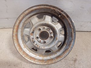1987-1990 Ford Bronco II Silver 15x6 8-Hole Steel Wheel (Used OEM)