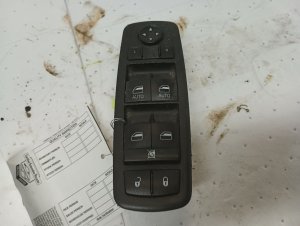 2016-2022 Jeep Grand Cherokee Black Master Power Window and Door Lock Switch - Left (Driver) (Used OEM)