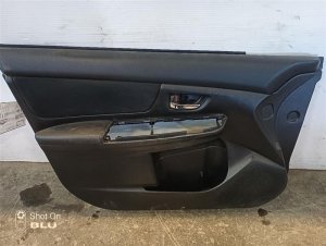 2012-2016 Subaru Impreza Black Door Interior Trim Panel - Front, Left (Driver) (Used OEM)
