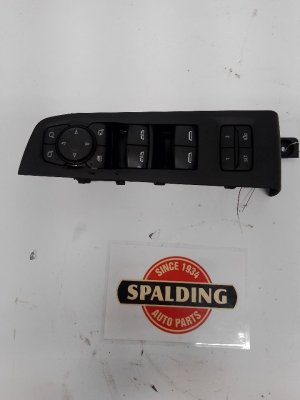 2021-2022 GMC Yukon Black Master Door Lock and Window Switch - Left (Driver) (Used OEM)