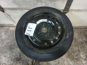 2016-2022 Honda Pilot Black 17x4 16-Hole Steel Compact Spare Wheel with Tire (Used OEM)