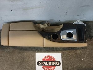2008-2010 BMW 550i Black Front Floor Console with Armrest (Used OEM)