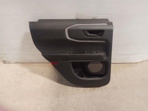 2021-2024 Ford Bronco Sport Black Front Door Interior Trim Panel - Rear, Left (Driver) (Used OEM)