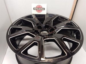 2024-2025 GMC Yukon Black 22-inch 6 Y-Spoke Black Painted Alloy Wheel (Used OEM)