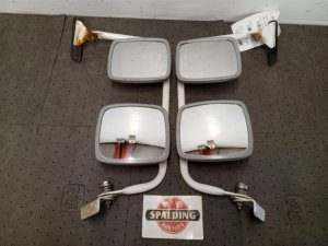 2003-2025 GMC Savana 2500 White Manual Door/Side View Mirror (Used OEM)