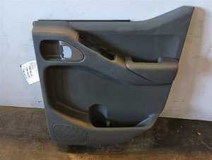 2005-2021 Nissan Frontier Gray Front Door Interior Trim Panel - Rear, Right (Passenger) (Used OEM)