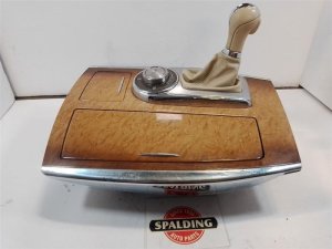 2014-2024 INFINITI QX80 Floor Transmission Shift Lever Assembly with Wood Grain Top (Used OEM)