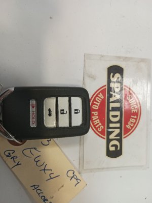 2014-2015 Honda Civic 4-Button Smart Keyless Entry Transmitter (Used OEM)