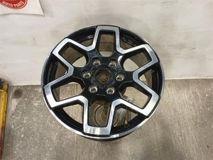 2021-2025 Ford Bronco 18-Inch 6 Double Spoke Machined Black Alloy Wheel (Used OEM)