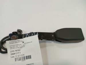 2017-2025 Honda Ridgeline Gray Power Seat Belt Buckle Set - Front, Left (Driver) (Used OEM)