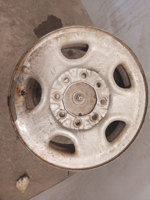 2003-2025 GMC Savana 3500 Silver Steel Spare Wheel (Used OEM)