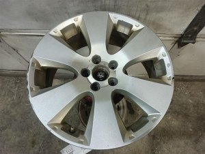 2010-2012 Subaru Outback Silver Silver Painted Alloy Wheel (Used OEM)