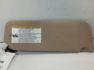 2005-2010 Toyota Sienna Tan Sun Visor with Illuminated Vanity Mirror - Left (Driver) (Used OEM)