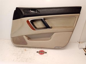 2005-2009 Subaru Outback Tan Door Interior Trim Panel - Front, Right (Passenger) (Used OEM)