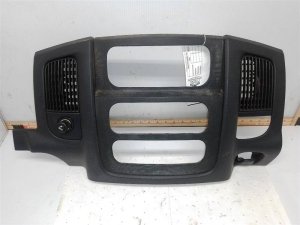 2002-2005 Dodge Ram 1500 Gray Radio and Speedometer Instrument Panel Bezel (Used OEM)