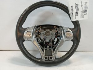 2016-2018 Nissan Altima Black Heated Leather Steering Wheel Assembly (Used OEM)