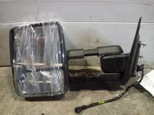 2019-2026 Chevrolet Silverado 3500 HD Black Power Heated Dual Arm Door/Side View Mirror - Right (Passenger) (Used OEM)