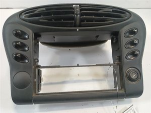 1999-2005 Porsche 911 Black Radio and Vent Instrument Panel Bezel (Used OEM)