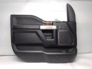 2015-2020 Ford F-150 Black Door Interior Trim Panel - Front, Left (Driver) (Used OEM)