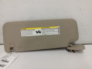 2007-2014 GMC Yukon Silver Illuminated Vanity Mirror Sun Visor - Right (Passenger) (Used OEM)