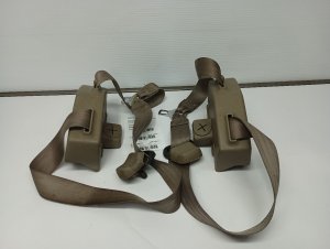 1992-1999 GMC Yukon Tan Seat Belt Retractor Assembly - Front, Left (Driver) (Used OEM)