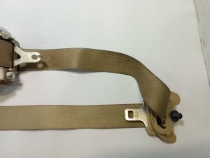 2006-2014 Subaru B9 Tribeca Tan Seat Belt Assembly - Front, Right (Passenger) (Used OEM)