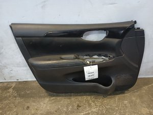 2013-2019 Nissan Sentra Black Door Interior Trim Panel - Front, Left (Driver) (Used OEM)